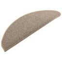 vidaXL Trappetrinnstepper 15 stk grå og brun 65x21x4 cm