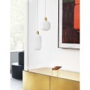 Normann Copenhagen Amp Taklampe Liten Hvit/Messing