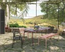 Petite Friture - Week-End Chair With Armrests, Black - Balkong- Og Kaféstoler - Studio Brichet-Ziegler - Svart - Metall