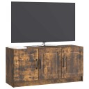  TV skap Røkt Eik 99 x 34,5 x 47 cm Konstruert tre