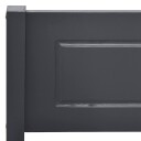 vidaXL Sengeramme heltre furu grå 140x200 cm