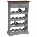 vidaXL Vinstativ gjenvunnet heltre 55x23x85 cm
