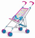 Milly Mally Julia Dukkevogn til Dukker opp til 50cm Hvit Pink