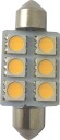 1852 LED pære festoon 42 mm 10-36V 0,6/5W