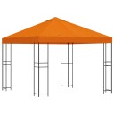  Paviljong 3 x 3 m Oransje Polyester og stål 190