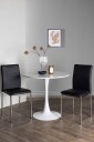 Venture Home   Spisegruppe Hamden med 2 stk stoler Lily   Svart