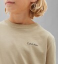 Calvin Klein Small Chest Inst.logo Ss T Shirt Beige 164