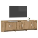  TV skap 168 x 33 x 47 cm Artisan eik Konstruert tre