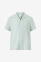 Calvin Klein Linskjorte SS Camp Collar Solid Linen Class Grønn