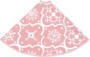 vidaXL Luksus juletreskjørt med sokk rosa 122 cm stoff