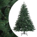 vidaXL Kunstig sammensatt juletre 240 cm PVC og metall Grønn