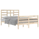vidaXL Sengeramme heltre 140x200 cm