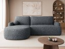 Branrel 3 seters sofa med divan   grå