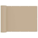 vidaXL Balkong privat skjerm 180 x 300 cm Stoff med PU belegg Beige