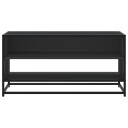  TV-benk svart 91x40x46 cm konstruert tre og metall 8721102839436