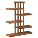 vidaXL Planteholder Naturlig 93 x 25 x 114,5 cm Solid akasietre