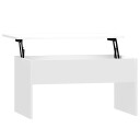  Salongbord høyglans hvit 80x50,5x41,5 cm konstruert tre