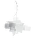 Foscarini Big Bang LED Taklampe Hvit m. Dimmer