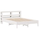  Sengeramme uten madrass hvit 140x200 cm heltre furu 3306148