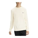 Fred Perry Herre Strikkevarer Hvit S,
