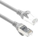 ACT Nettverkskabel Cat6A S/FTP TPE RJ45 Ultrafleksibel 5 m Grå