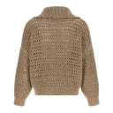 Brunello Cucinelli Dame Strikkevarer Beige S,
