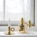 Karlskrona Lampfabrik Flaggskär Parafinlampe Messing