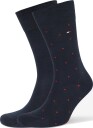 Tommy Hilfiger Th Men Sock 2P Dot   NAVY   39 42