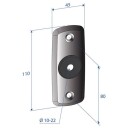 Trio Perfekta 8531850 Dekkskive 1-hulls 10-22 mm Installasjon