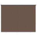 vidaXL Utendørs Rullegardin 90% UV-blokk Gråbrun 220 x 140 cm HDPE