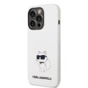 Karl Lagerfeld Hardcase til iPhone 14 Pro 6.1" i Silikon Hvit Choupette
