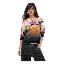 Desigual Dame Strikkevarer Flerfarget XL,