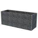 vidaXL Gabion høybed stål 270x90x100 cm