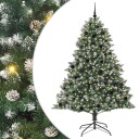  Kunstig juletre grønn 140 x 140 x 210 cm PVC og plast og stål