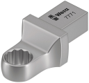 Wera 7771 Torque Wrench End Fitting Sølv 1 Stykker Chromium Vanadium Steel Cr V