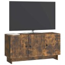  TV skap Røkt Eik 99 x 34,5 x 50 cm Konstruert tre