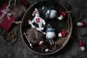 Seasons Julepynt Hest Tovet Ull 11,5cm 2pk