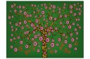 Fototapet Abstract Tree Green 200x154 - Artgeist sp. z o. o.
