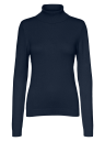 Vero Moda Glory Long Sleeve Rollneck Blouse Blå XS
