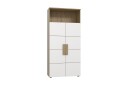 Hylle Knelston 90 cm   Brun|Hvit
