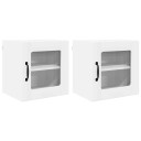  Kjøkkenskap 2 pcs Hvit 40 x 31 x 40 cm Konstruert tre