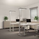 Arcchio Bertram LED-kontor-gulvlampe, sensor 4000K
