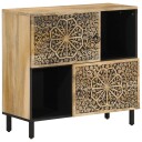 Sideskap 80x33x75 cm heltre mango 8721012107977