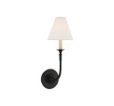 Piaf vägglampa svart