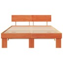  Sengestamme Voksbrun 140 x 200 cm Massiv furu tre