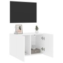 vidaXL Vegghengt TV-benk hvit 60x30x41 cm 8721012255227