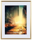 DÃRR New York Billedramme Plast 30x45cm Guld