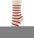 Minipop Sokker - Rib - Bambus - Noos - 3-pack - Chili Pepper - MiniPop - 31/34 - Sokker Beige Rød - 31-34