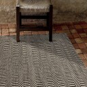 Ullteppe   Larkana beige/svart Størrelse: 160 x 230 cm