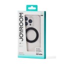 Joyroom JR 16JL6 iPhone 16 Pro Max Ultra Thin MagSafe Compatible Case with 360 Ring Stand   Black